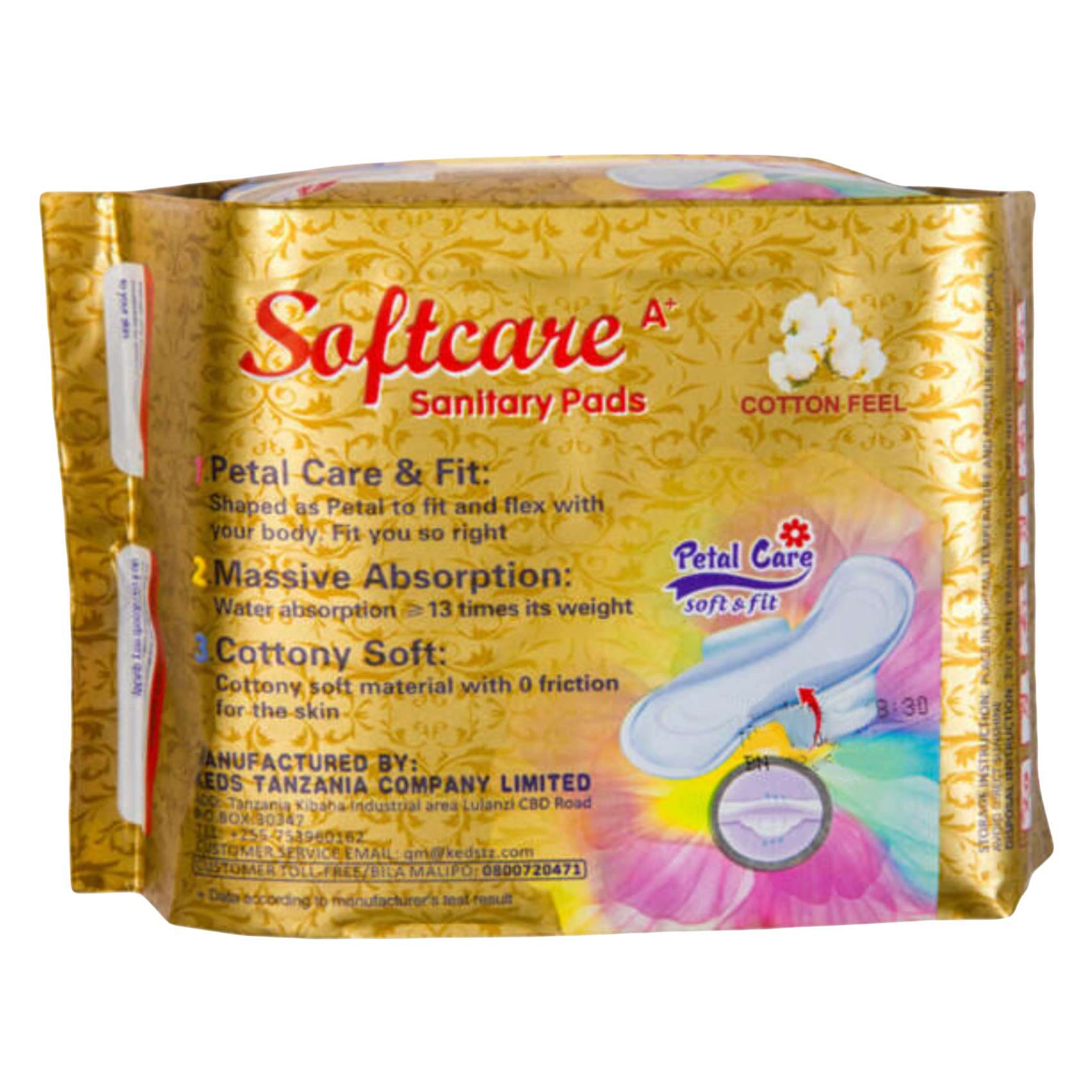 Rectangular Soft Pads Softcare Maxi Thick Sanitary Pads 10 Count Online | Carrefour Kenya