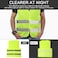 High Visibility Reflective Safety Vest Jacket High Quality - XL (Green)