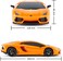 Generic Lamborghini Aventador Officially Licensed Remote Control Car 1:18 Scale Working Lights 2.4Ghz Orange