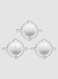 Sanbo-3-Piece Dumplings Mould Set White 33g