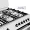 Super General 90x60 Cm Freestanding 5 Gas Cooker, Stainless Steel, SGC9603FSHG
