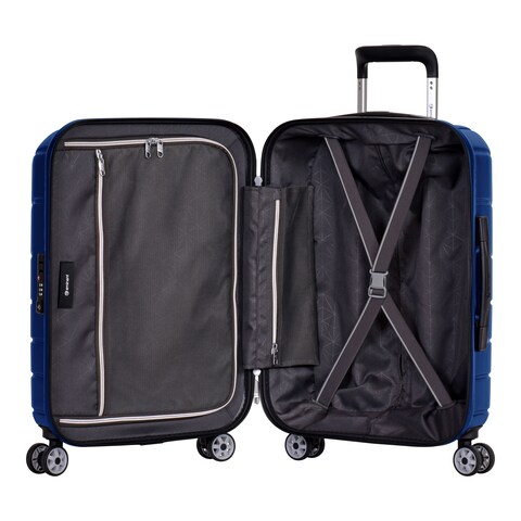 Eminent Voyager KH91-28 Hard Casing Large Luggage Trolley 76cm Star Blue