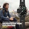 Amazfit T Rex 2 Smart Watch, Premium Multisport GPS Sports Watch, Real Time Navigation, Strength Exercise, 150+ Sports Modes, Heart Rate, SpO2 Monitoring, Ember Black, Standard Size