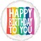 Anagram Rainbow Wishes Jumbo Foil Balloon- 28-Inch Size