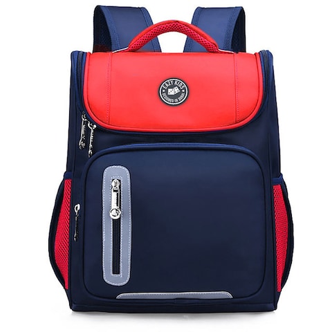 Eazy Kids Panda School Bag-Red blue