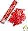 Party Time Red Confetti Party Popper Twist &amp; Shoot Popper for Parties, New Year Eve, Christmas, Weddings, Valentines Day, Birthdays and all Celebrations, Compressed Air, 100% Safe (30 cm, Red Metallic