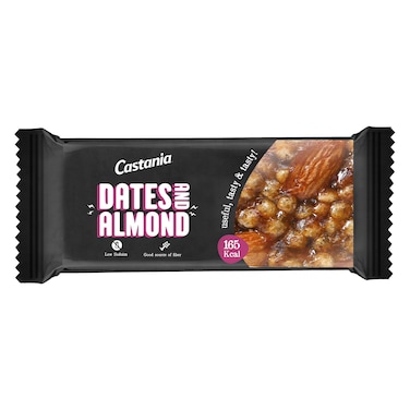 Castania Dates and Almonds Snack Bar, 38g