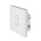 Broadlink TC3 UK Standard 2 Gang Smart Light Switch Smart Home control Wifi Wall Switch,No Neutral，Works with Alexa Google Home IFTTT, Hub Require