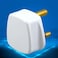 ADMORE 15A Round 3 Pin Plug White NV1153
