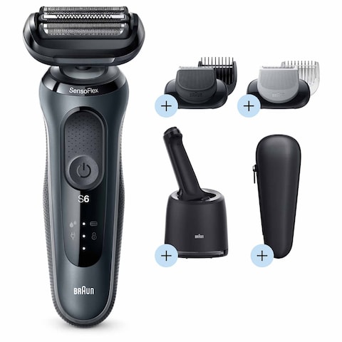 Buy Braun Wet  Dry Shaver - Grey - 60-N7650CC in Egypt