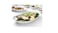 Serving plate, white, 38x22 cm