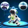 Fitto 3D Flashing Lights Dancing Robot, Battery Operated, 360 Degree Rotation, Music, For Kids, Multicolor