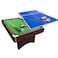 Simbashoppingmea - 7 Ft Pool Table Green Cloth With Tennis Table And Accessories &ndash; Sirio