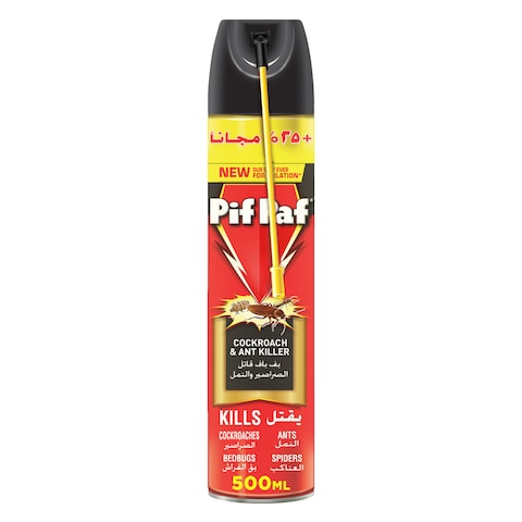 Buy Pif Paf Cockroach  Ant Killer | Kill and Protect | Insect Killer Spray with Best Ever Formulation | 500 ml in Saudi Arabia