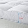 Blueberry Mattress Topper King Size,Soft Cotton Fabric White 180x200+600Gsm