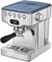 Mebashi Espresso Coffee Maker, Stylish Metalic Blue, 1.8L/ 19 Bar Pressure