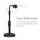 Generic Desktop Portable Stable Round Base Cell Phone Stand Holder, Black
