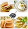 Generic 4 Hole Omelet Pan For Burger Eggs Ham Pancake Maker Wooden Handle Frying Pot Non-Stick Cooking Breakfast