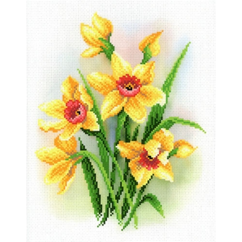 Buy Mp Studio - Drawing On Fabric Sc-054 Chudnite Daffodils (Mp Studio ...