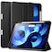 TRON Case For iPad Air 5/4 (2022/2020 5th/4th Generation 10.9-Inch) with Pencil Holder, Support 2nd Pencil Charging, Slim Tablet Cover with Soft TPU Back, Auto Wake/Sleep Black