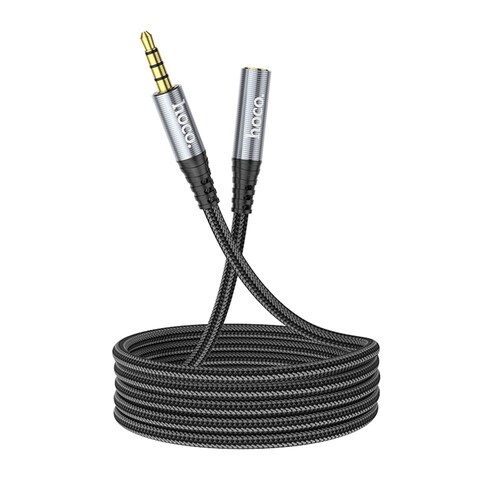 Hoco Digital Audio Extension AUX Cable 1 Meter - Grey - UPA20