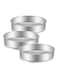 Almufarrej 3-Piece Round Baking Pan Set Silver 30x5x30cm