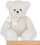 Bearington Collection Aspen White Plush Stuffed Animal Teddy Bear, 15.5 Inches