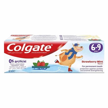 Colgate Strawberry And Mint Toothpaste For Kids (6-9 Years) 60ml