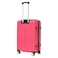 Cosmo Quartz Luggage Hard Trolley Pink 65cm