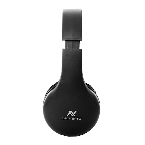 L&#39;avvento Bluetooth Headphone with Stereo Plug - Black - HP11B