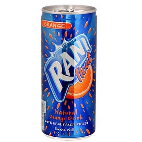 Rani Juice Float Orange Fruit Flavor With Real Fruit Pieces 240 Ml