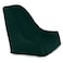 In House Harvey Velvet Bean Bag Chair - Small - Dark Green