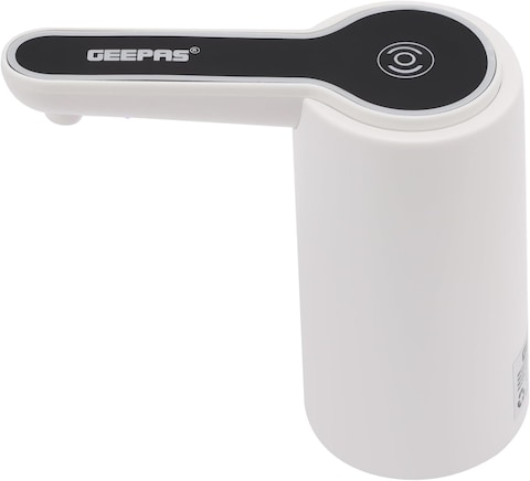Geepas Rechargeable Mini Water Dispenser, GWD17034, Simple 2 Step Installation, Pump For Bottled Mineral And Purified Drinking Water, Can Be Used At Home And Office