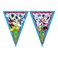 Disney Mickey Mouse Rock The House Themed Triangle Paper 9 Flag Banner Multicolour 2.3m