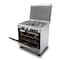 بوتاجاز كريازي غاز - 5 شعلة - 80 سم - ستانلس ستيل - KP 8604 XFD