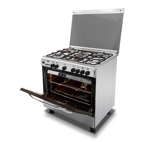 بوتاجاز كريازي غاز - 5 شعلة - 80 سم - ستانلس ستيل - KP 8604 XFD