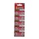 Tianqiu AG2/ LR726H/ 396A Hg0% 1.5V Alkaline Batteries - 10 Pieces