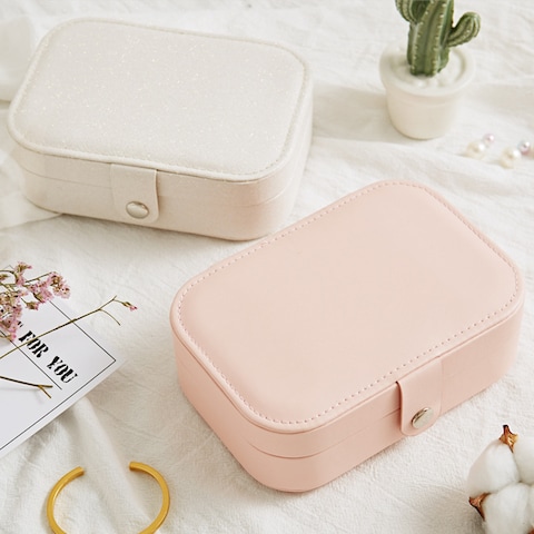 Generic-Multi-functional Jewelry Box Organizer Display Jewelry Storage Case for Rings Earrings Necklaces