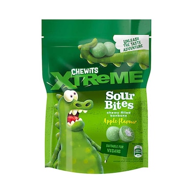 Chewits Xtreme Sour Bites With Apple &amp; Lemon 115g