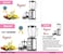 Dessini 3 In 1 Blender KD8282 800W Silver/Clear