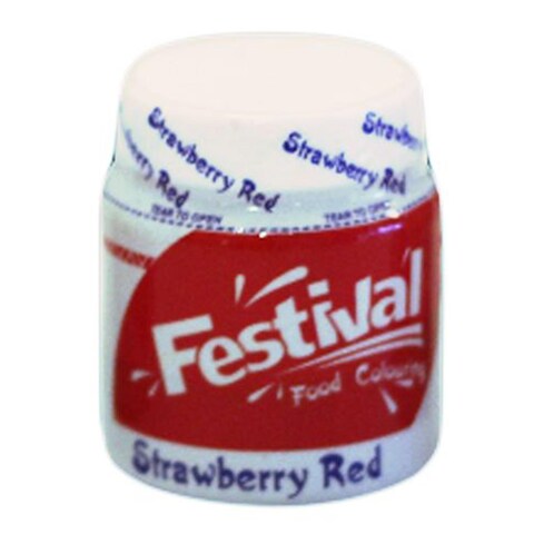 Festival Food Colouring Strawberry Red 10g