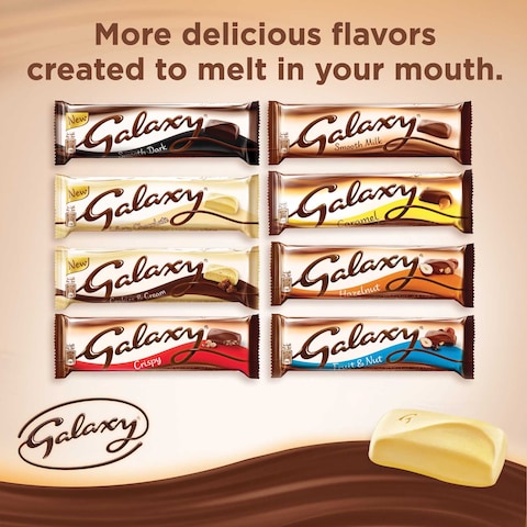 Galaxy Chocolate Multipacks White Chocolate Bars 5 Bars  x38g