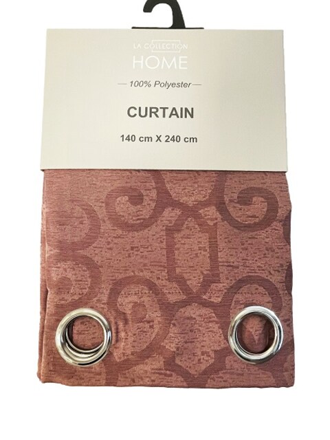 LC CURTAIN 140X240 D.ROSE 22003118