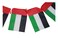 UAE Party Flags 4 meter 12flags