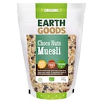 Buy Earth Goods Organic Gluten Free Choco Nuts Muesli 340g in UAE