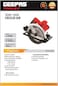 Geepas Circular Saw, 185 mm, Gcs1200