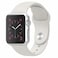 FOCUS - Apple Watch Band 38mm 40mm Soft Silicone Strap Light White