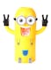 Generic Minions Design Toothbrush Holder With Automatic Toothpaste Dispenser And Brush Cup Yellow 19X8X6.2cm