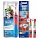 Oral-B Star Wars Printed Rechargeable Electric Toothbrush With Cars Stages Power Replacement Brush Heads 2 PCS