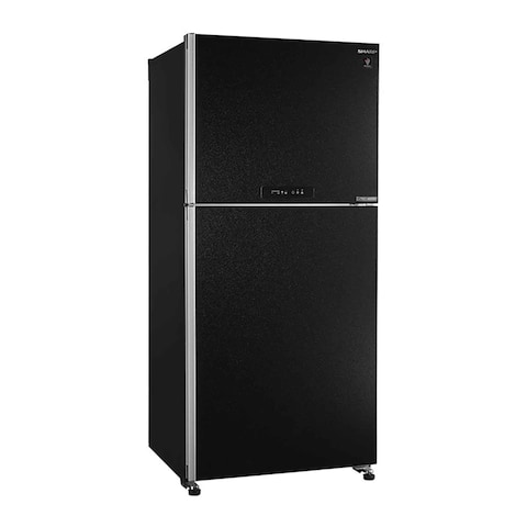 ثلاجة شارب ديجتال بتكنولوجيا البلازما كلاستر - نوفروست - 450 لتر - أسود - SJ-PV58G-BK